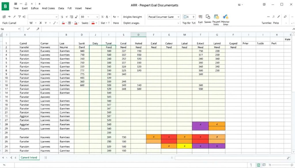 ADR Beförderungspapier Excel Vorlage