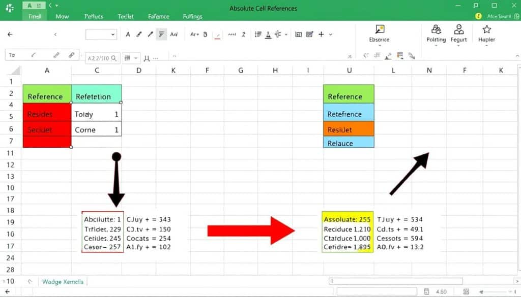 Absolute und relative Bezüge in Excel