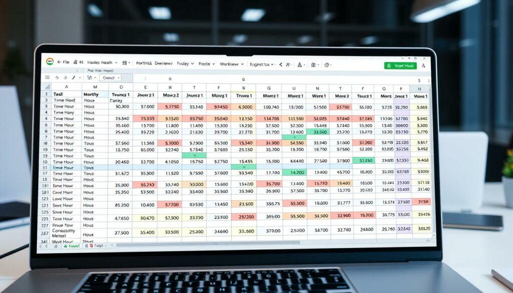 Arbeitszeitübersicht Excel