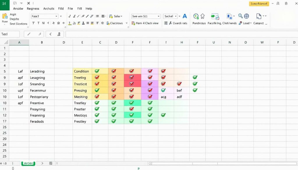 Automatische Häkchen Excel bedingte Formatierung