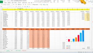 Baukosten Excel-Vorlage