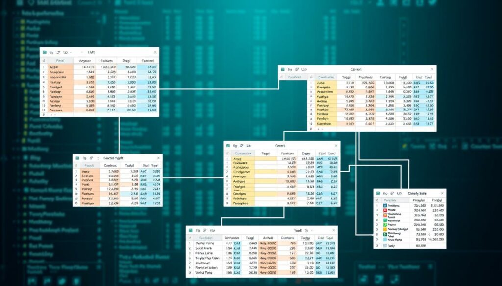 Datenbankaufbau Excel