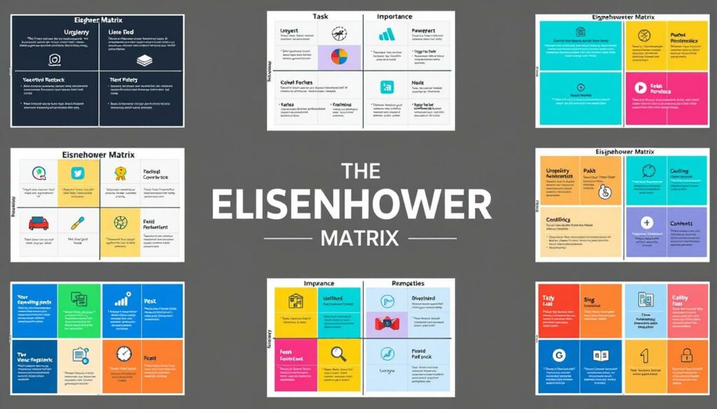 Design-Optionen bei der Eisenhower Matrix