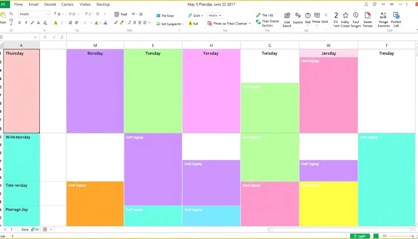 Dienstplan Vorlage Monatsplanung Excel