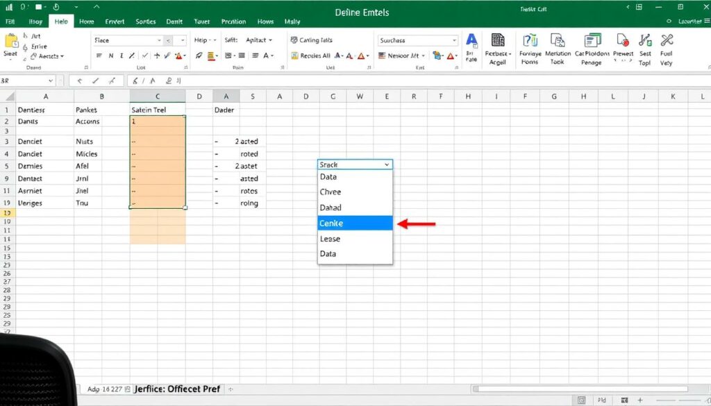 Dynamische Dropdown-Liste Excel