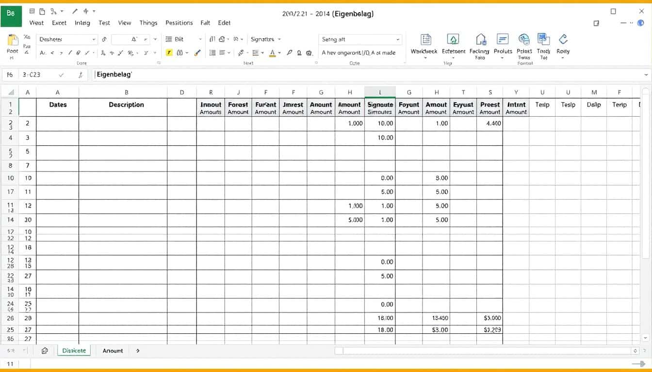 Eigenbeleg Excel Vorlage