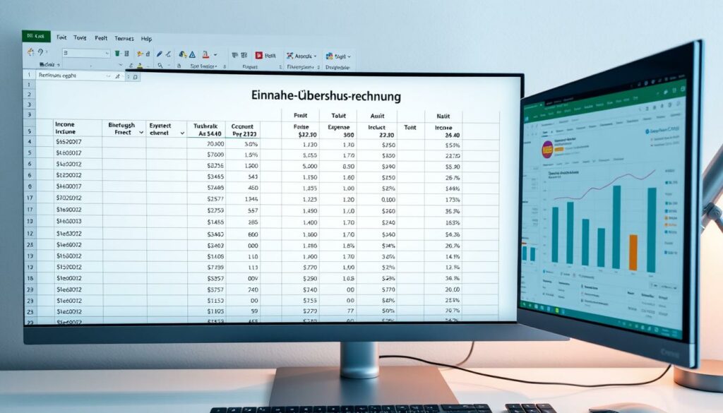 Einnahme-Überschuss-Rechnung in Excel