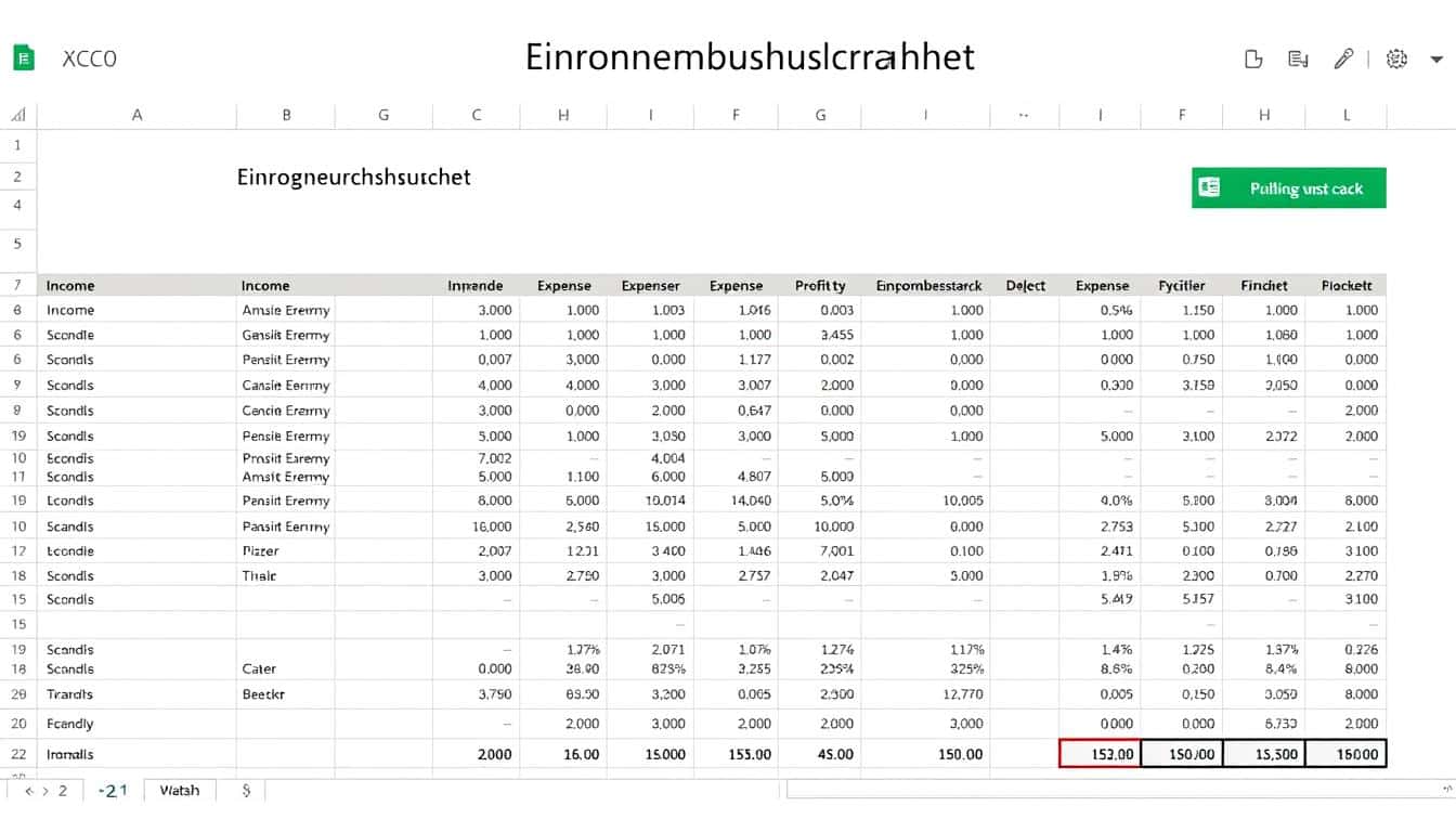 Einnahmenüberschussrechnung Excel Vorlage