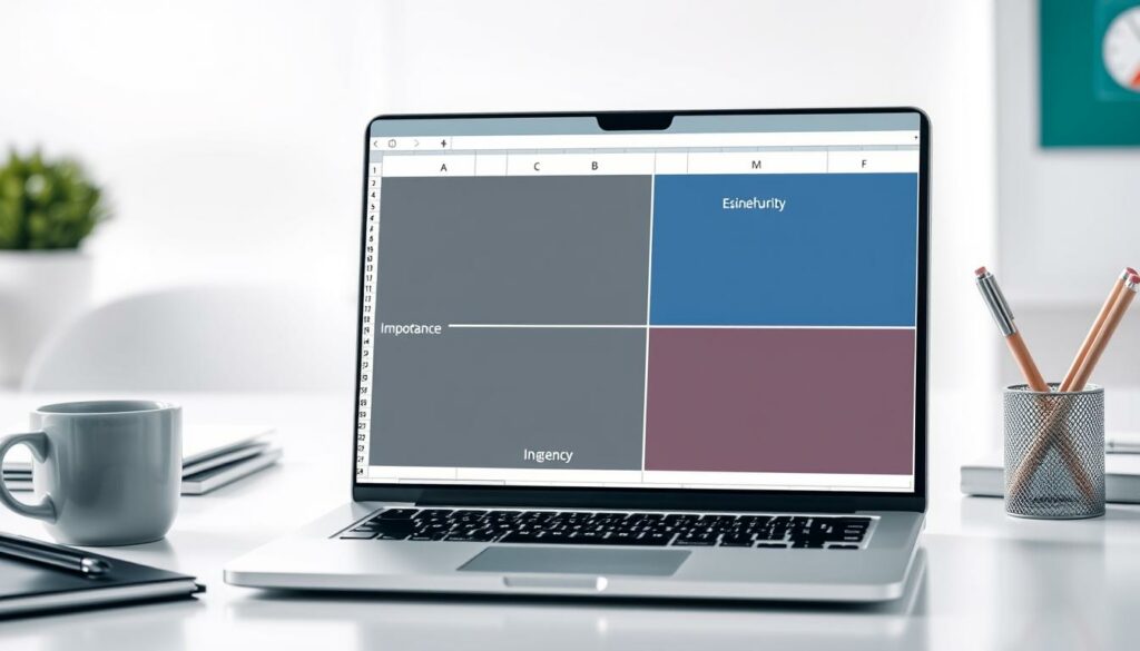 Eisenhower Matrix Excel Vorlage
