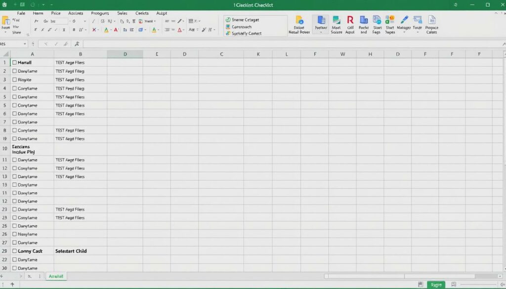 Excel Checkliste Tipps