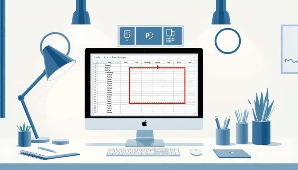 Excel Druckvorschau und Seitenansicht