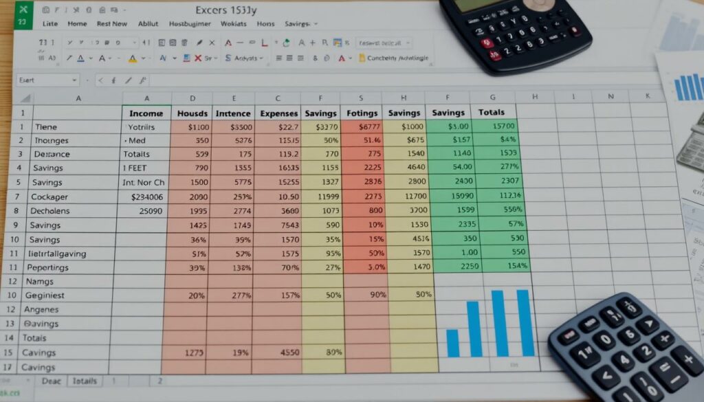 Excel Haushaltsbudgetierung und Kostenmanagement