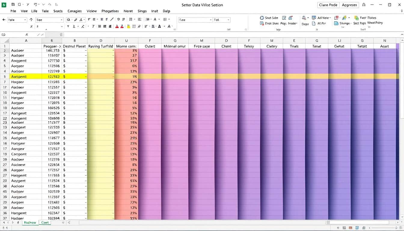 Excel Spalten einklappen