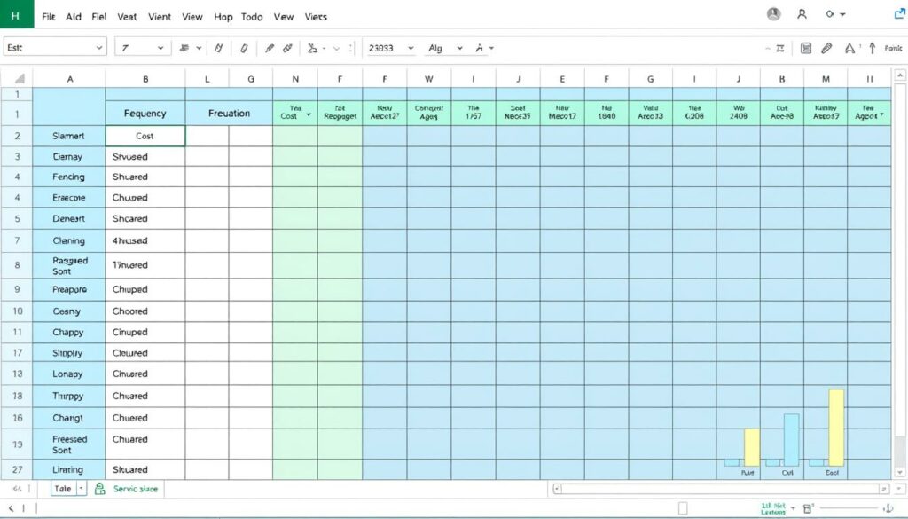 Excel Struktur Reinigung