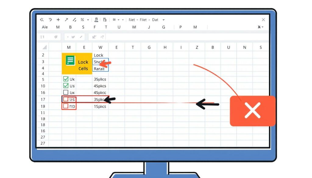 Excel Zellen sperren