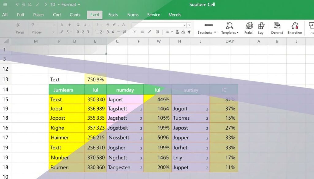 Excel Zellenformate teilen