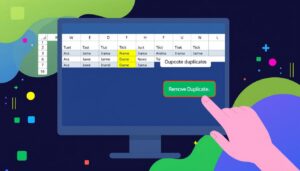 Excel doppelte Werte löschen
