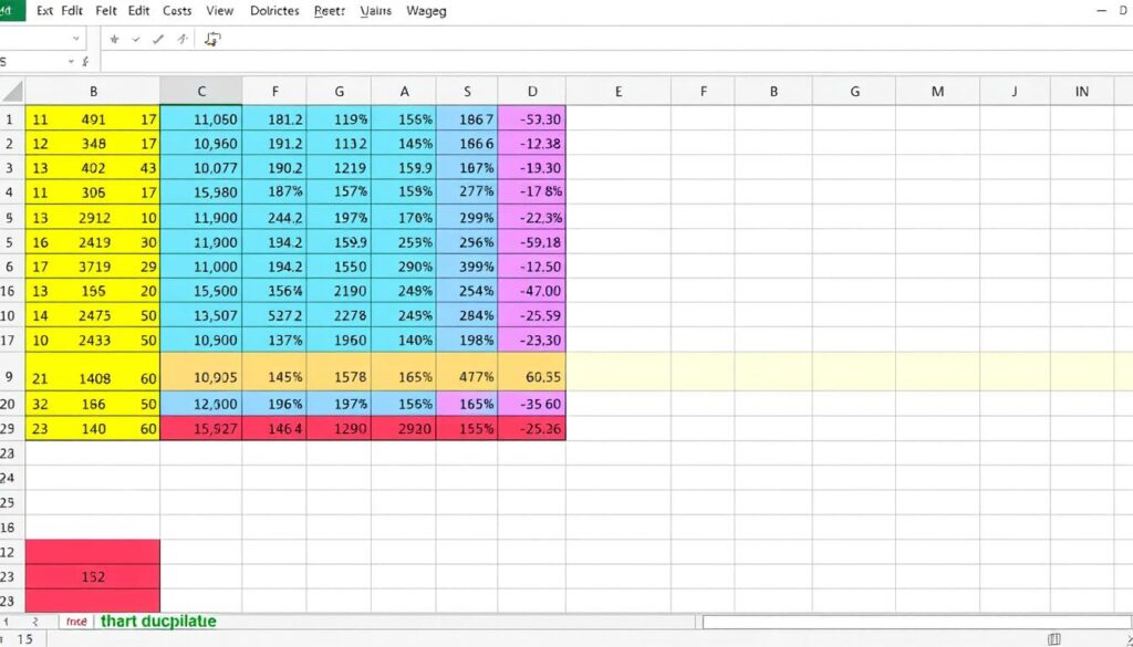 Excel doppelte Werte markieren