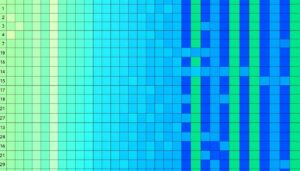 Excel jede zweite Zeile farbig