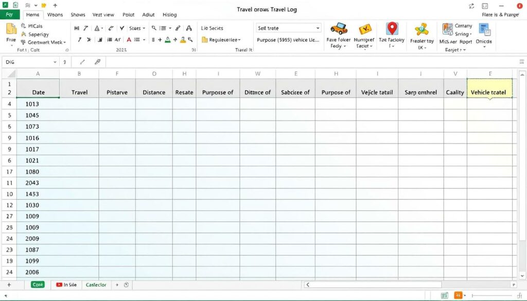 Fahrtenbuch Excel Vorlage