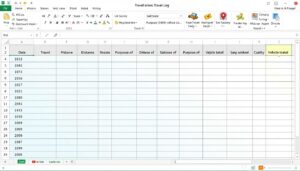 Fahrtenbuch Excel Vorlage