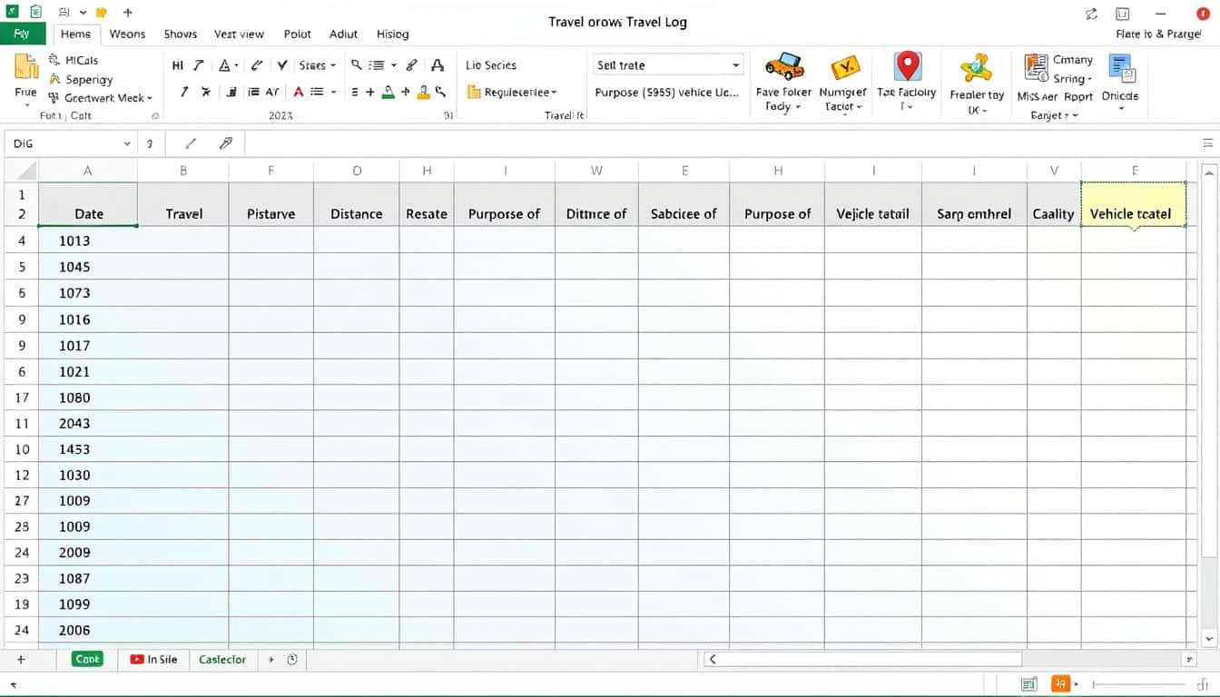 Fahrtenbuch Excel Vorlage