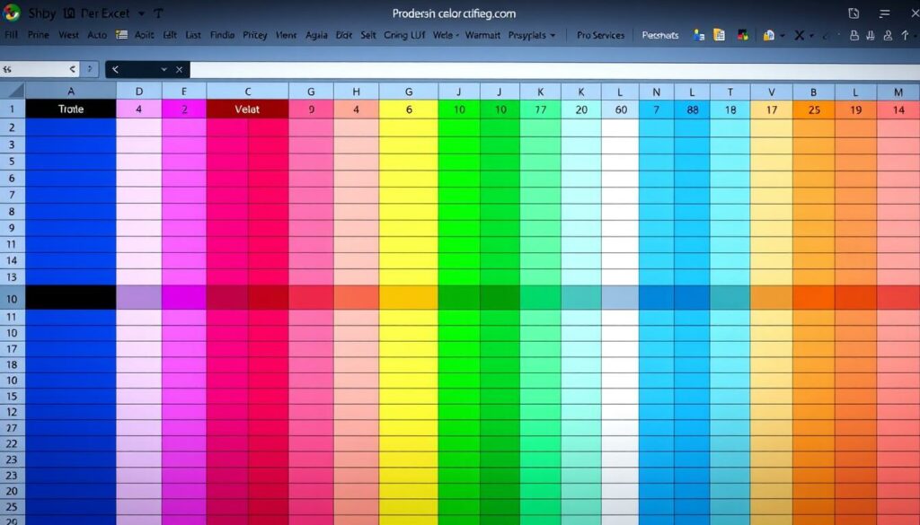 Farbschemas anpassen in Excel