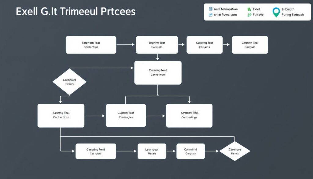 Flussdiagramm Excel Vorlage