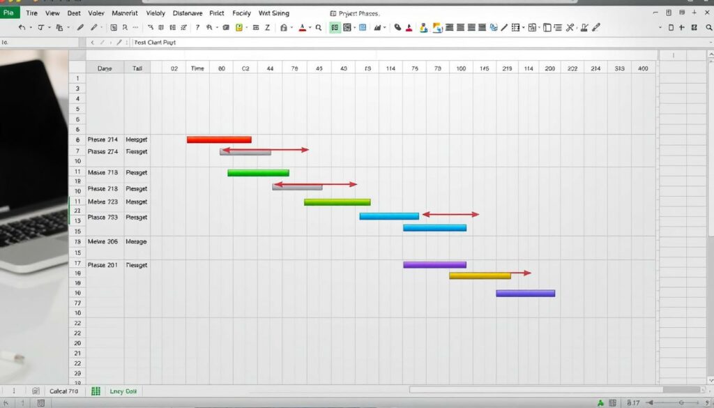 Gantt Diagramm Excel Vorlage