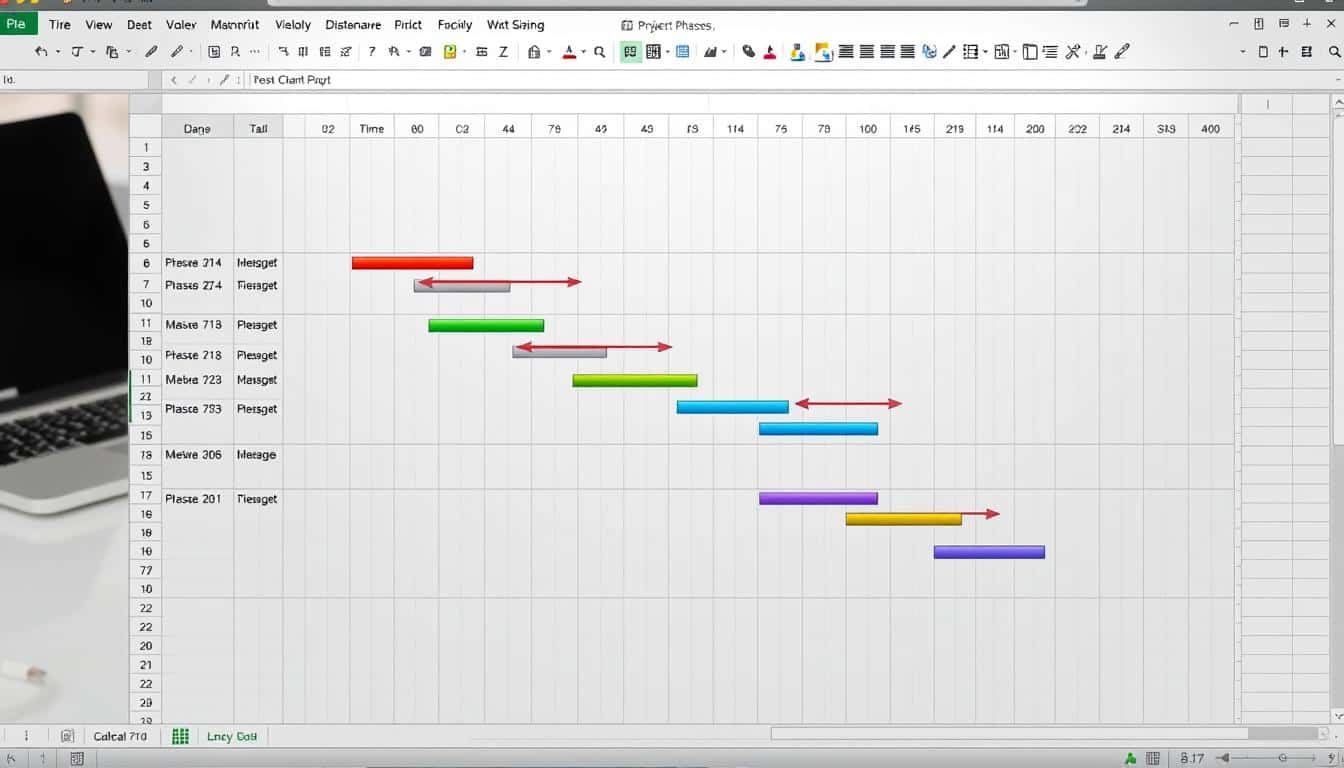 Gantt Diagramm Excel Vorlage