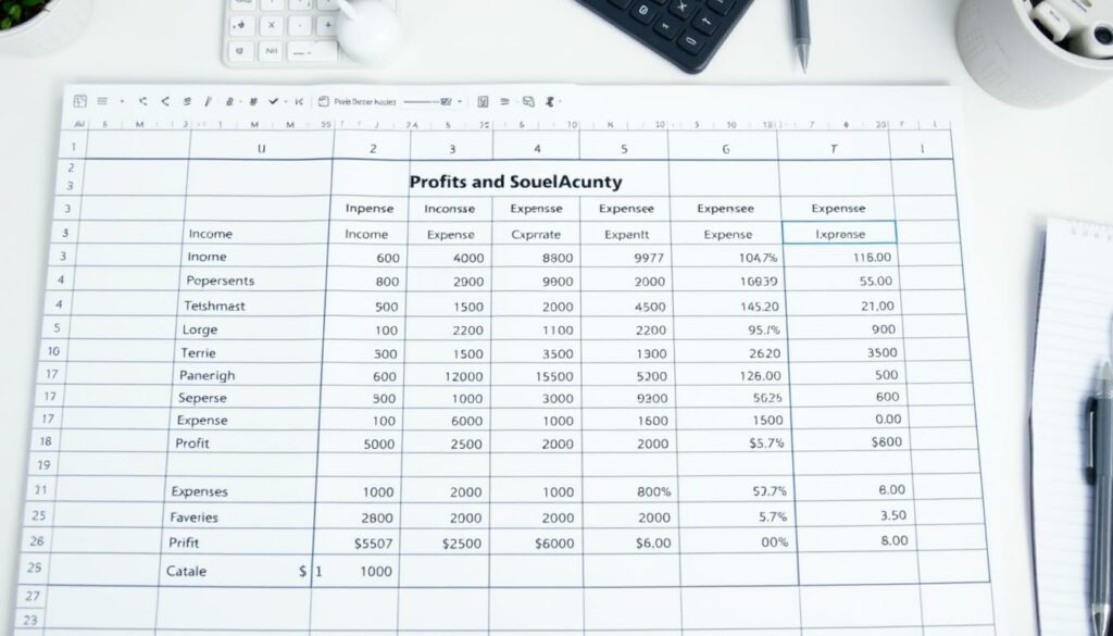 Gewinn Verlustrechnung Excel Vorlage