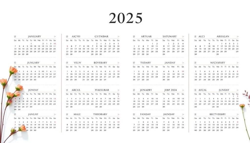 Kalender 2025 Excel