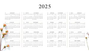 Kalender 2025 Excel