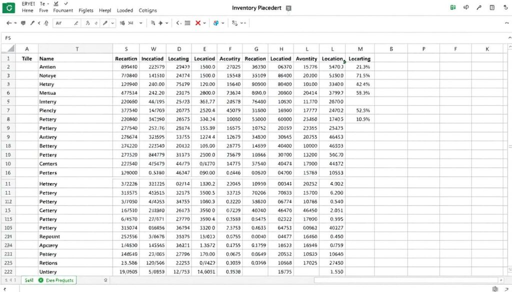 Lagerbestandsliste Excel Vorlage