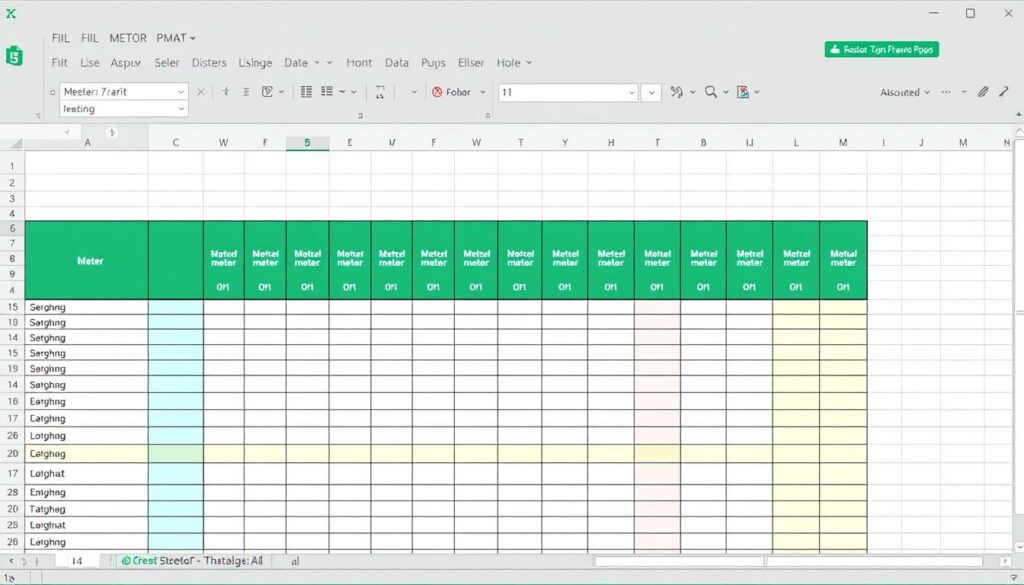 Layout Design Excel