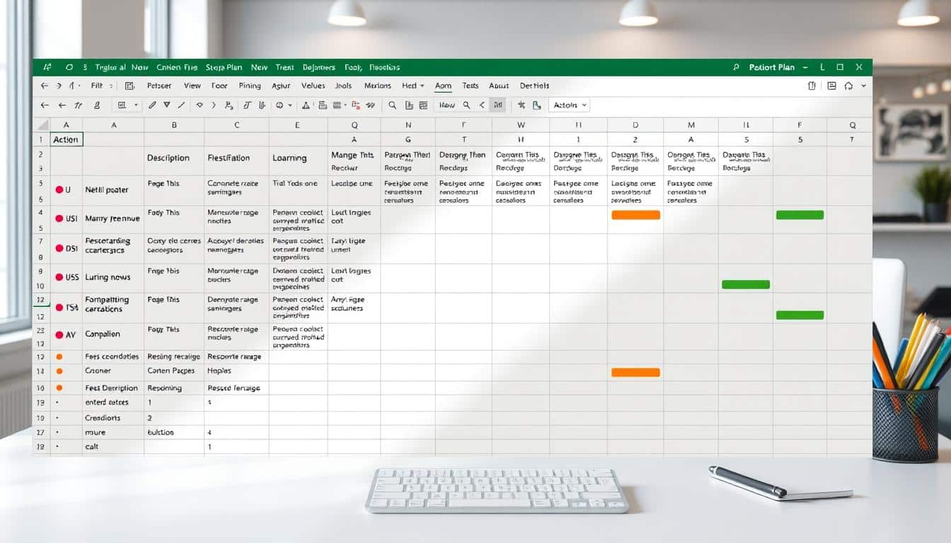 Maßnahmenplan Excel Vorlage