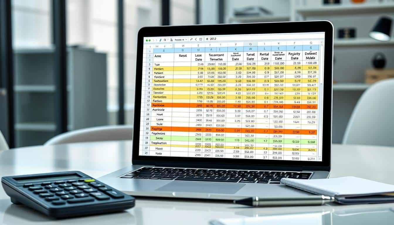 Mietaufstellung Excel Vorlage