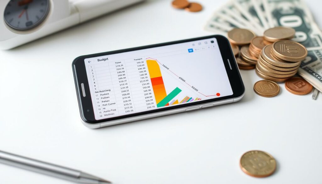 Mobile Budgetierung mit Excel-App