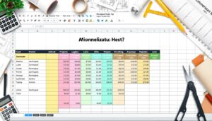 Modernisierungskosten Excel Vorlage