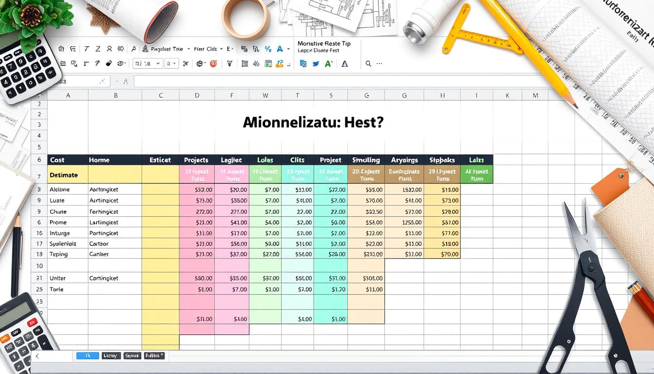 Modernisierungskosten Excel Vorlage