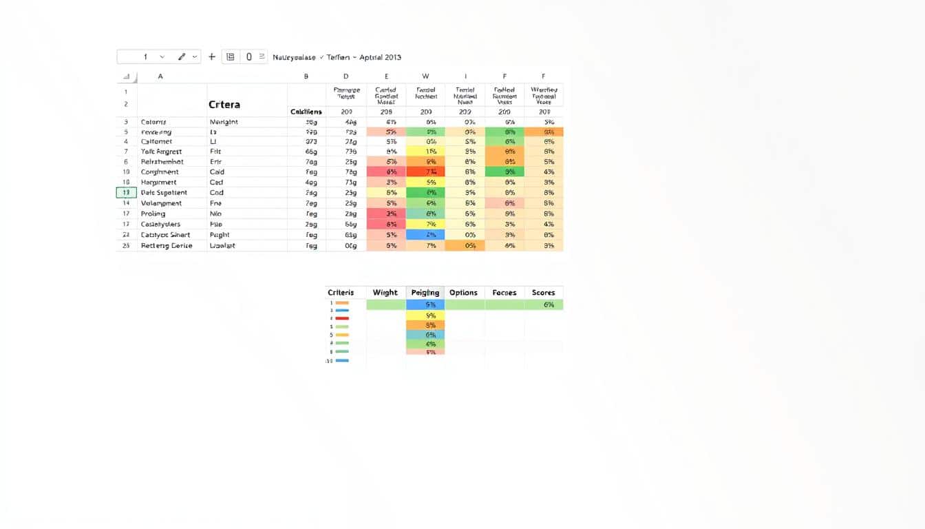 Nutzwertanalyse Excel Vorlage