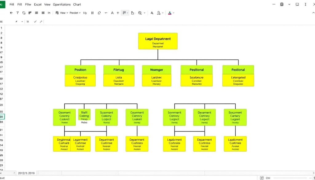 Organigramm Excel Vorlage