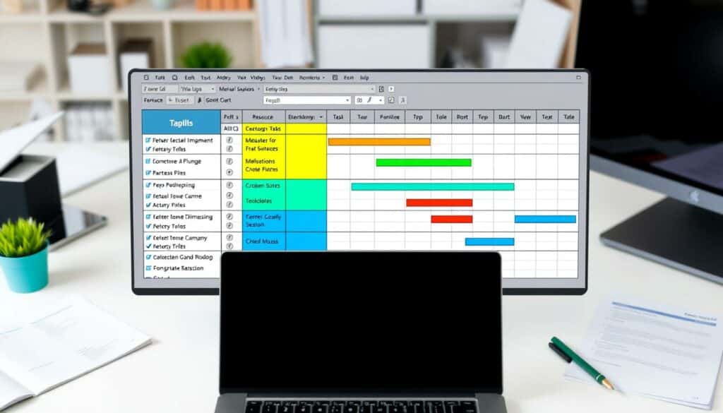 Projektplan Excel Vorlage