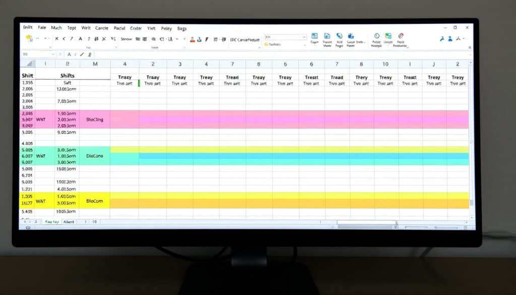 Schichtplan Excel-Vorlage