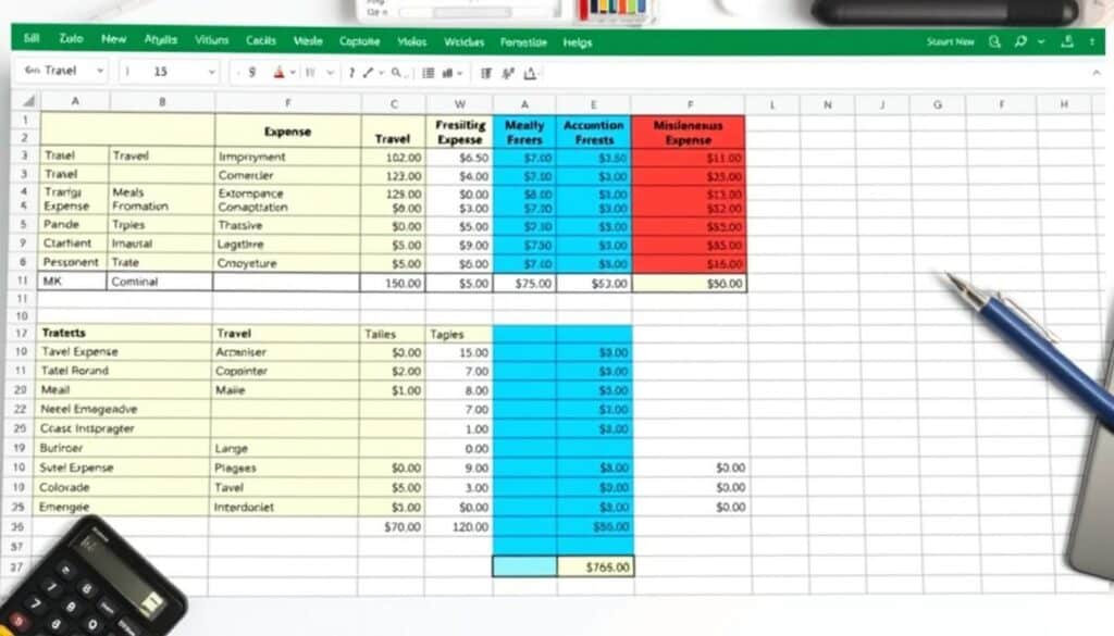 Spesenabrechnung Excel Vorlage