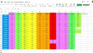 TV Senderliste Excel Vorlage