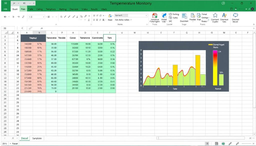 Temperaturkontrolle Excel Vorlage