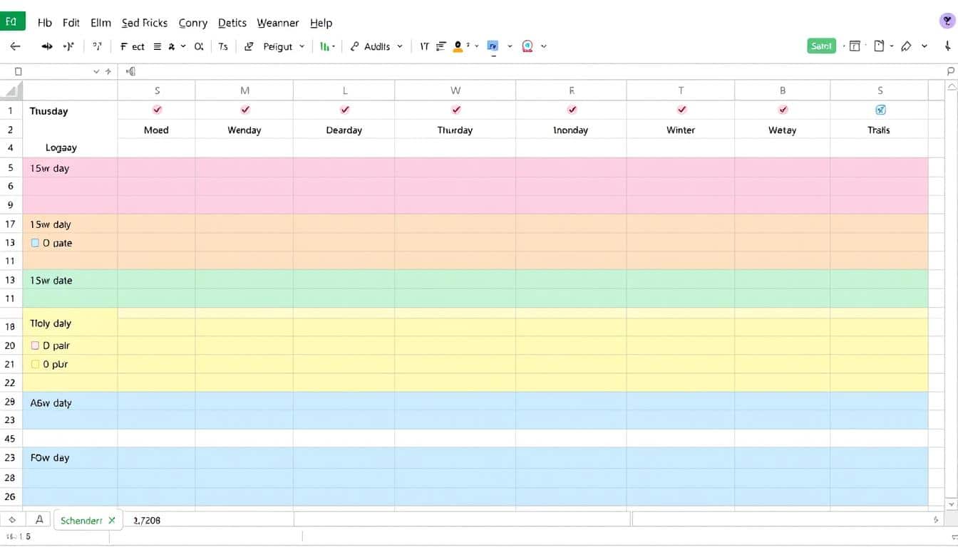 Terminplaner Excel Vorlage