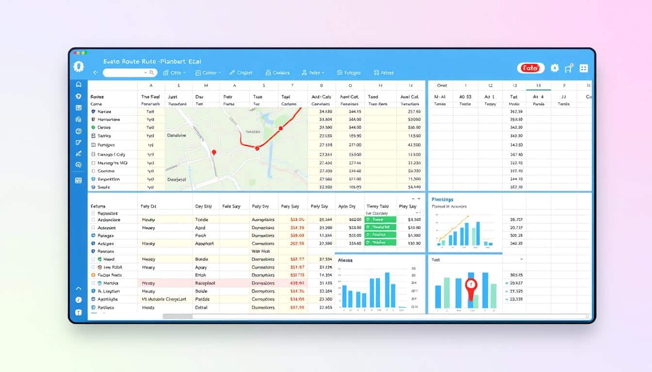 Tourenplanung Excel Vorlage