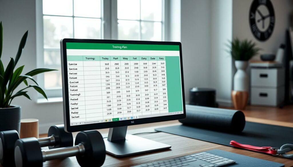 Trainingsplan Excel Vorlage